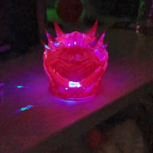 Cacodemon from Doom handmade model with light