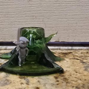 Legend of Zelda toon Link mini model & Deku Tree mini light set