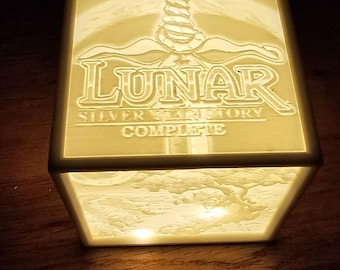 Lunar Silver Star Story Complete nightlight lithophane box