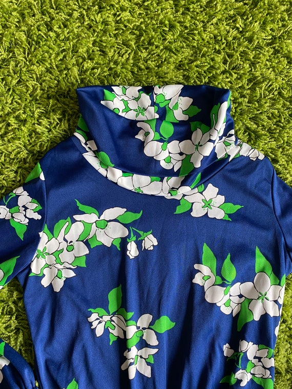 Vintage 1970 floral blouse - image 2