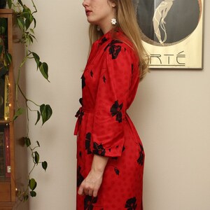 Vintage Red 1960s Dress image 3