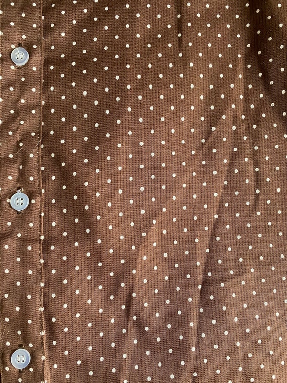 Vintage Polka Dot 1960s Blouse - image 4