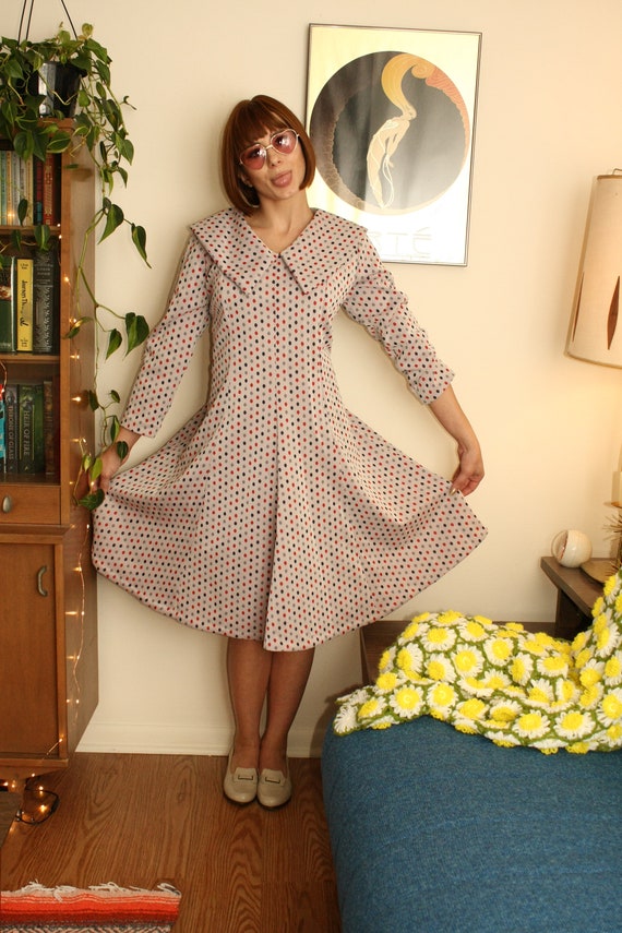 Polkadot Vintage 1960s Dress