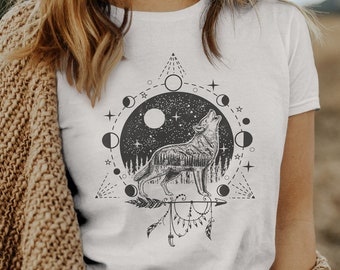 Howling Wolf Shirt Etsy