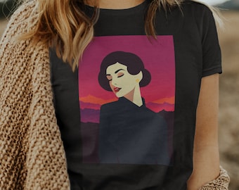 Vintage T Shirt, Retro Shirt, Vintage Clothing, Shirt For Women, Hipster Tee, Art Tshirt, 70s Shirt, 80s Shirt