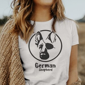 German Shepherd Shirt / German Shepherd Gift / Pirate Dog T Shirt / Dog Mama T-Shirt