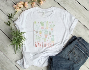 Cactusshirt / plant / Wil je een knuffel-shirt / T-shirt / T-shirt