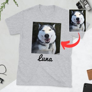 Custome Dog Shirt / Personalized Dog Shirt / Dog Lover Gift / Dog Mom Shirt / Personalized Dog Gift T-Shirt / Custom Shirts