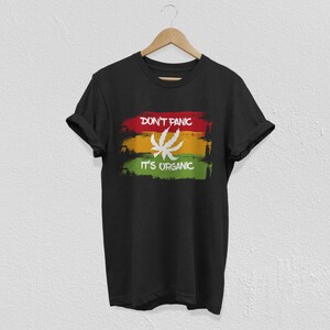 Weed shirt / marijuana shirt / cannabis / stoner t-shirt / no panic shirt image 5