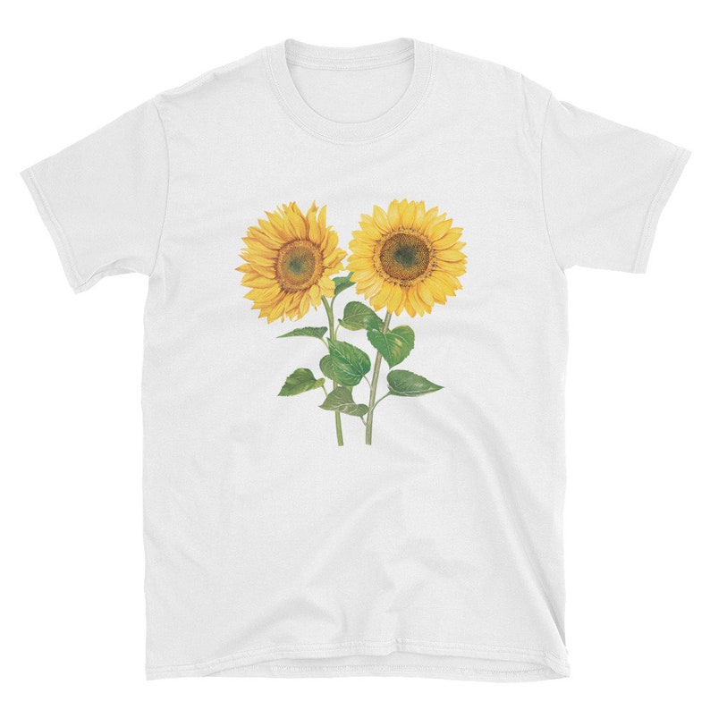 Sunflower Shirt for Women / Sunflower Gift / Sunflower T Shirt - Etsy