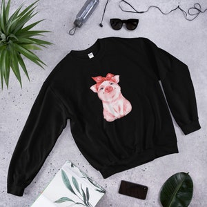 Pig Sweatshirt / Year Of The Pig Shirt / Piglet Sweatshirt / Piggy lover shirt