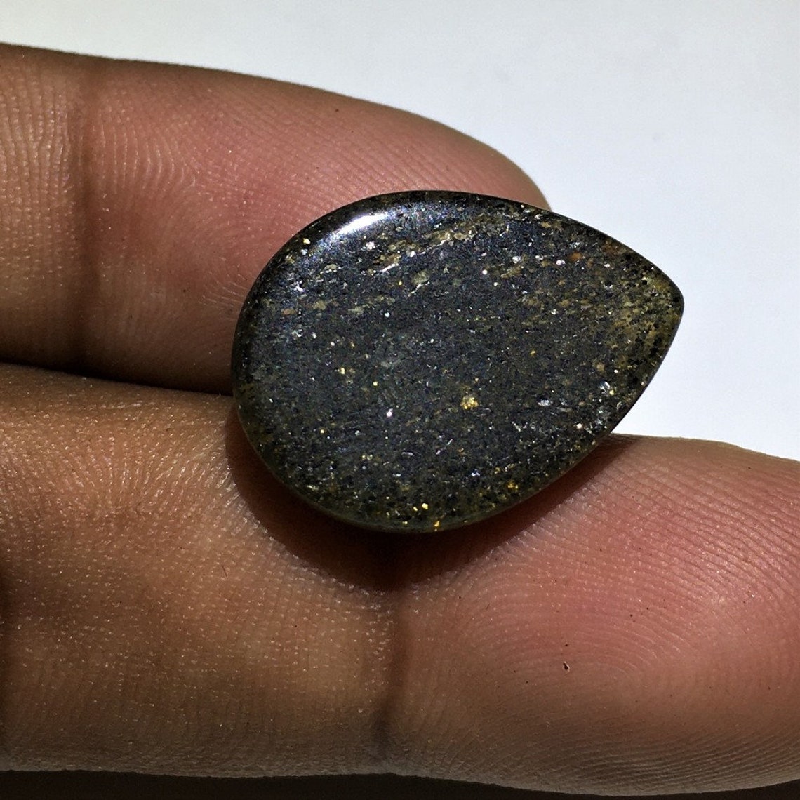 Top Rare Black Sunstone Quartz Gemstone 100 Natural Black Etsy