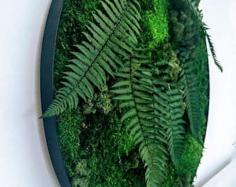 Runder Metallrahmen für Gemälde – Schwarz, 100 cm | Moderner Wandrahmen