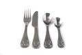 Personalised Children's Cutlery Set: Viners Engraved Bertie Bear, Stainless Steel Christening Christmas Gift