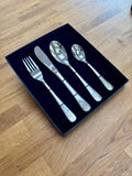 Engraved Teddy Bear 4-Piece Children's Cutlery Set Christening Gift