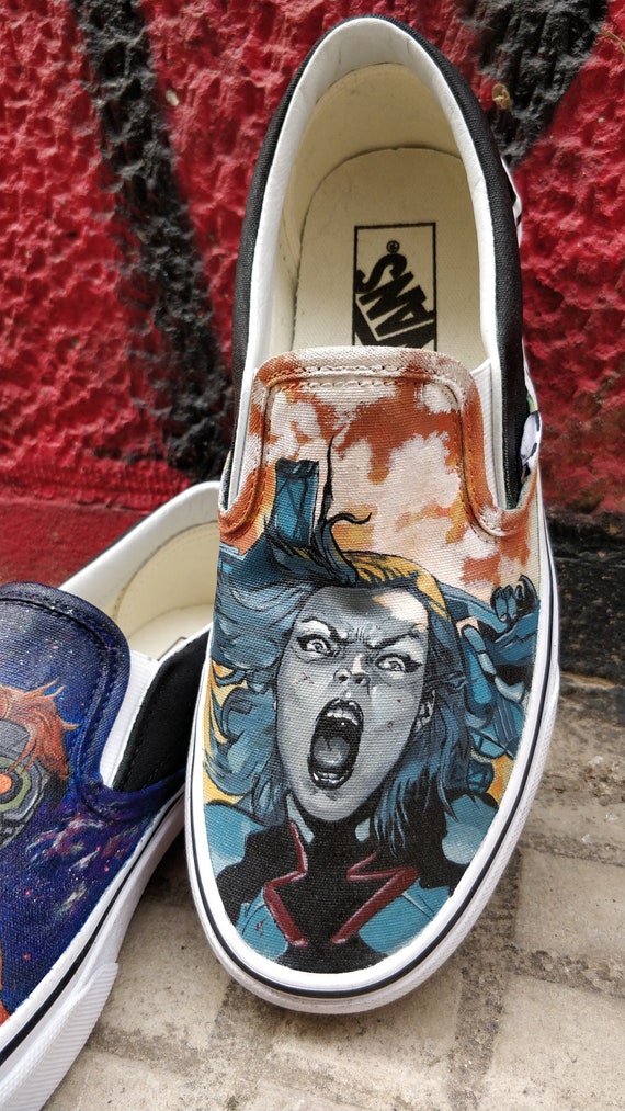 Custom Painted Vans Slip-Ons