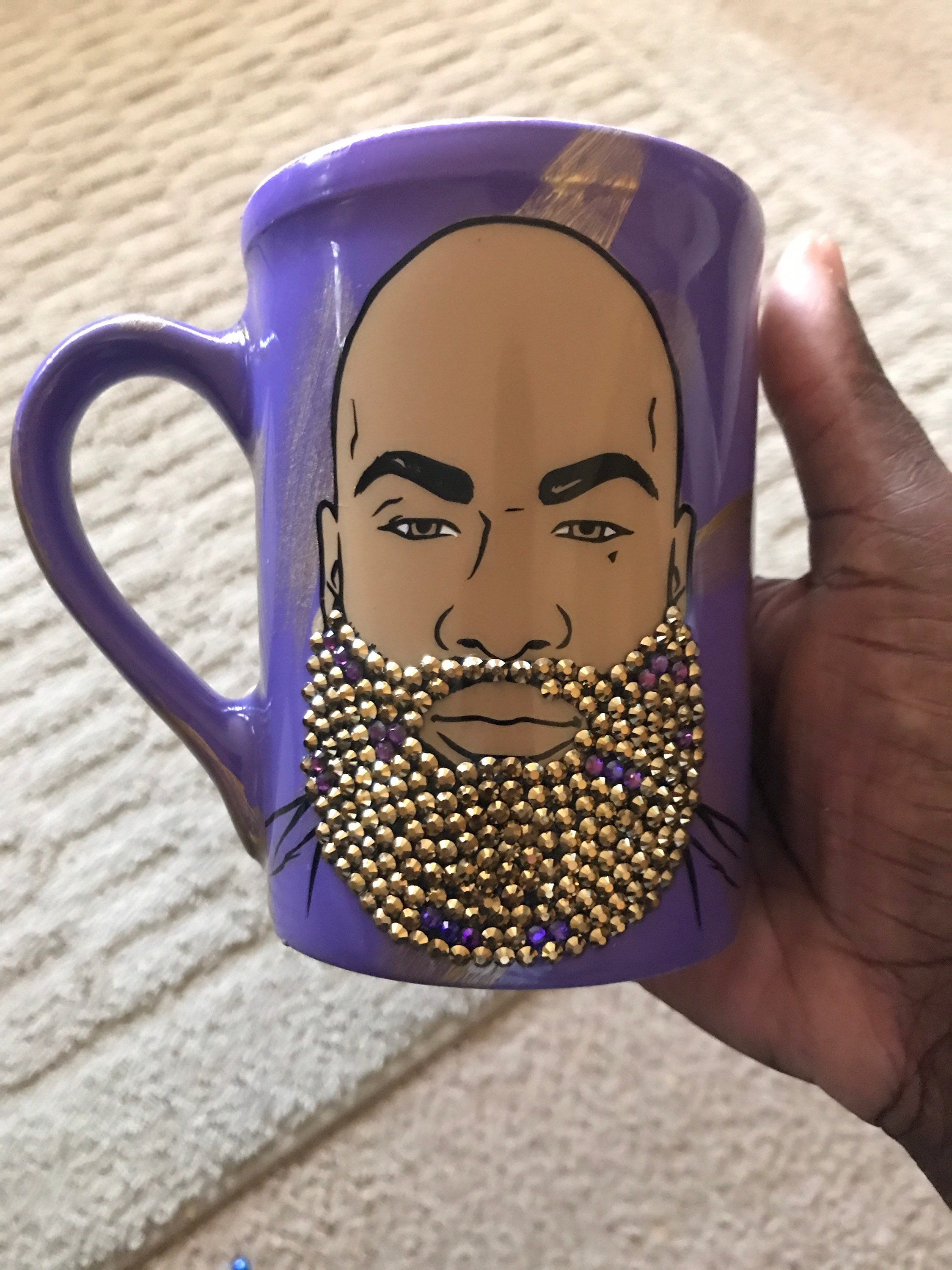 Mens Coffee Mugs, Bling Man Mugs, Fraternity Inspired Gifts, Mens