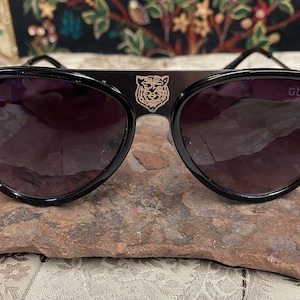 Designer  Vintage Aviator Black Sunglasses