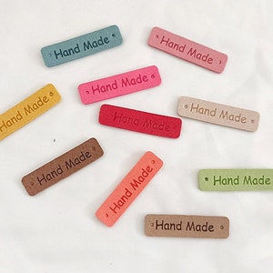 25 Stück handgefertigte Wildlederetiketten 40 * 10 mm - Wildlederetiketten - Wildlederetiketten - Wildlederetiketten - Wildlederetiketten - Wildlederetiketten