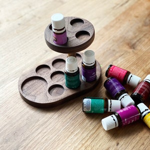 Essential Oil Storage, Essential Oil Stand, Wood holder, Wooden Essential Oil Tray