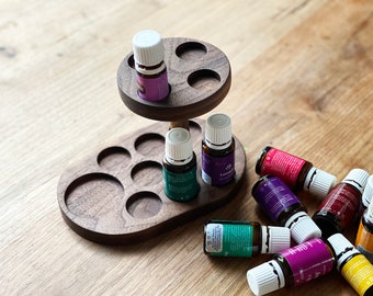 Essential Oil Storage, Essential Oil Stand, Wood holder, Wooden Essential Oil Tray