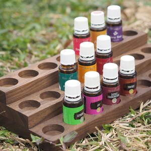 Walnut Essential Oil Holder, Storage, Display rack