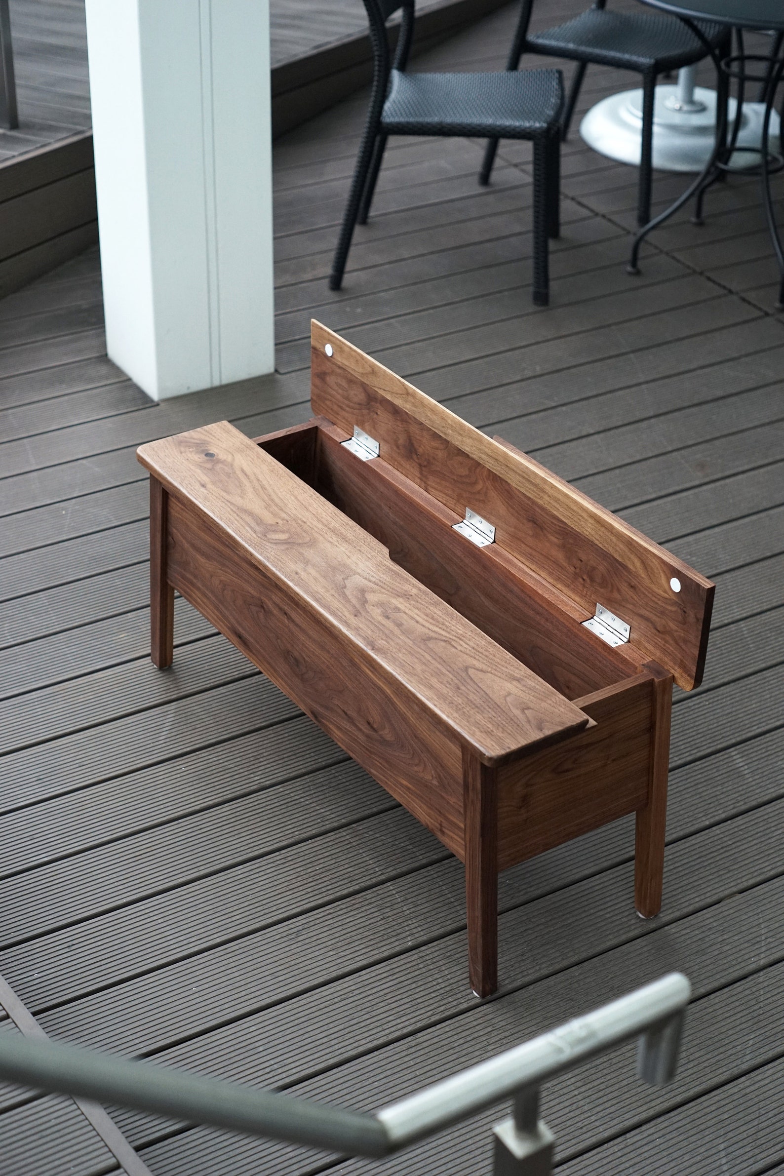 Banco de nueces con almacenamiento de SOWOOD | Etsy