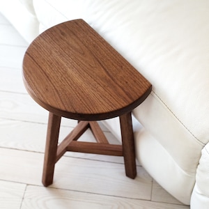 Walnut, White Oak Wood Stool, Chair, Sofa Side Table, Coffee Table, Bedside Table, Wooden Table