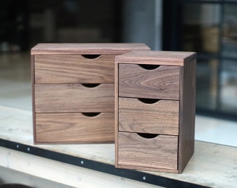 Wood Box, Walnut Wood Box, Essential Oil Box