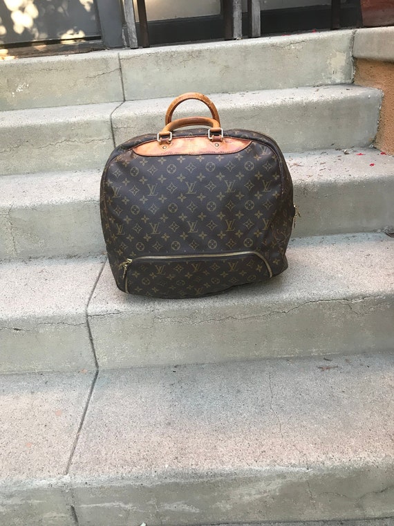 Louis Vuitton Vintage Monogram Canvas Evasion Travel Bag For Sale