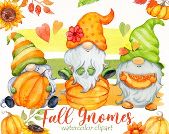 Download Fall Gnome Clipart Etsy