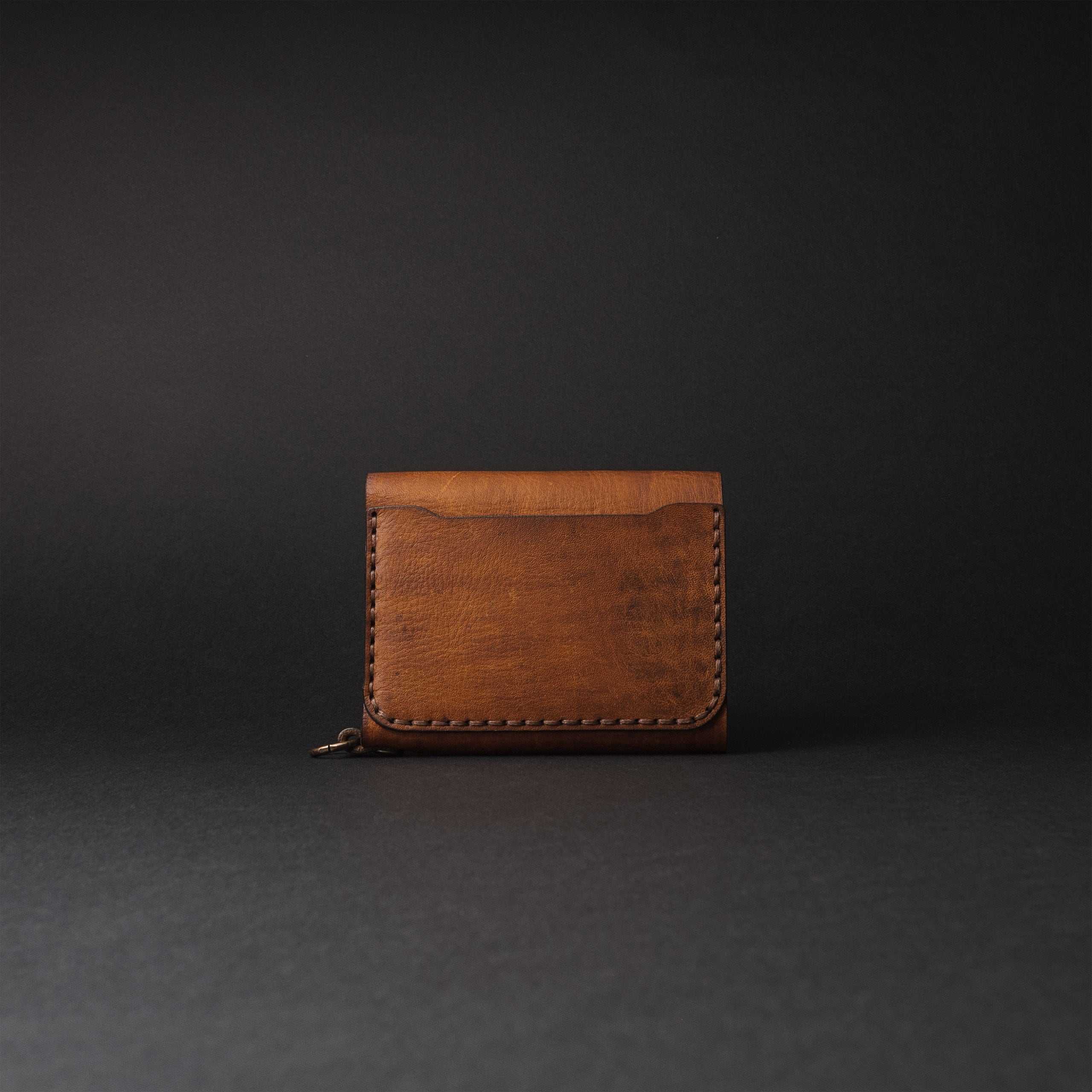 Full Grain Leather Trifold Wallet Etsy