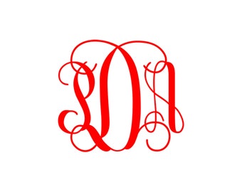 Monogrammed Notecard
