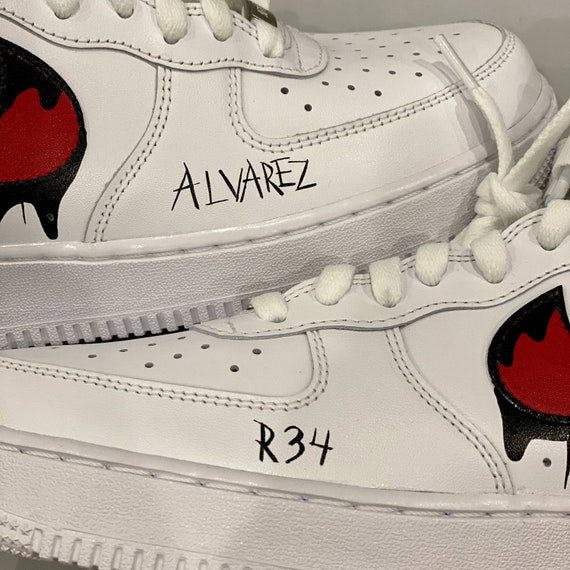 Custom Shadow Nike Drip Air Force Ones Pick Your Color | Etsy