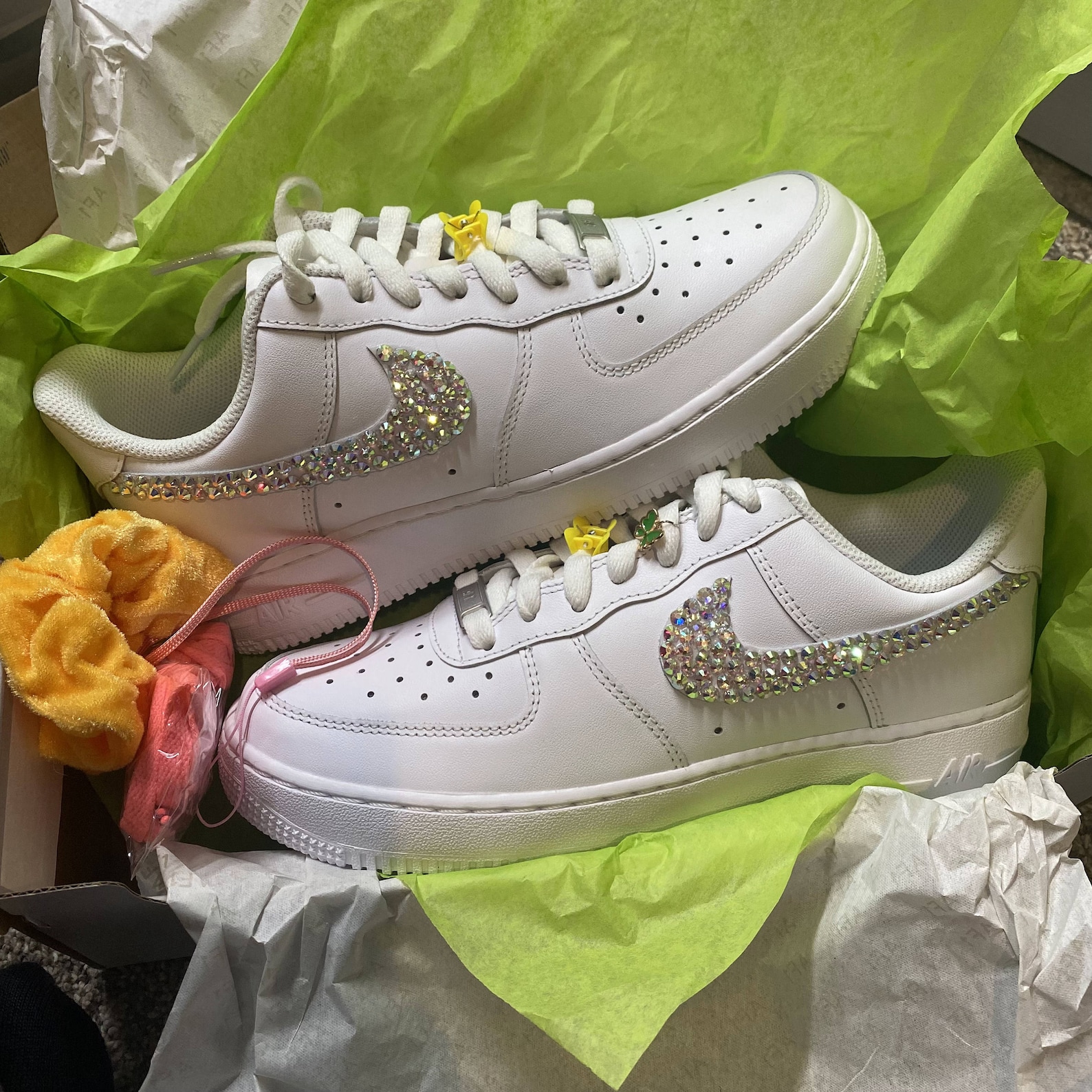 rhinestone air force 1