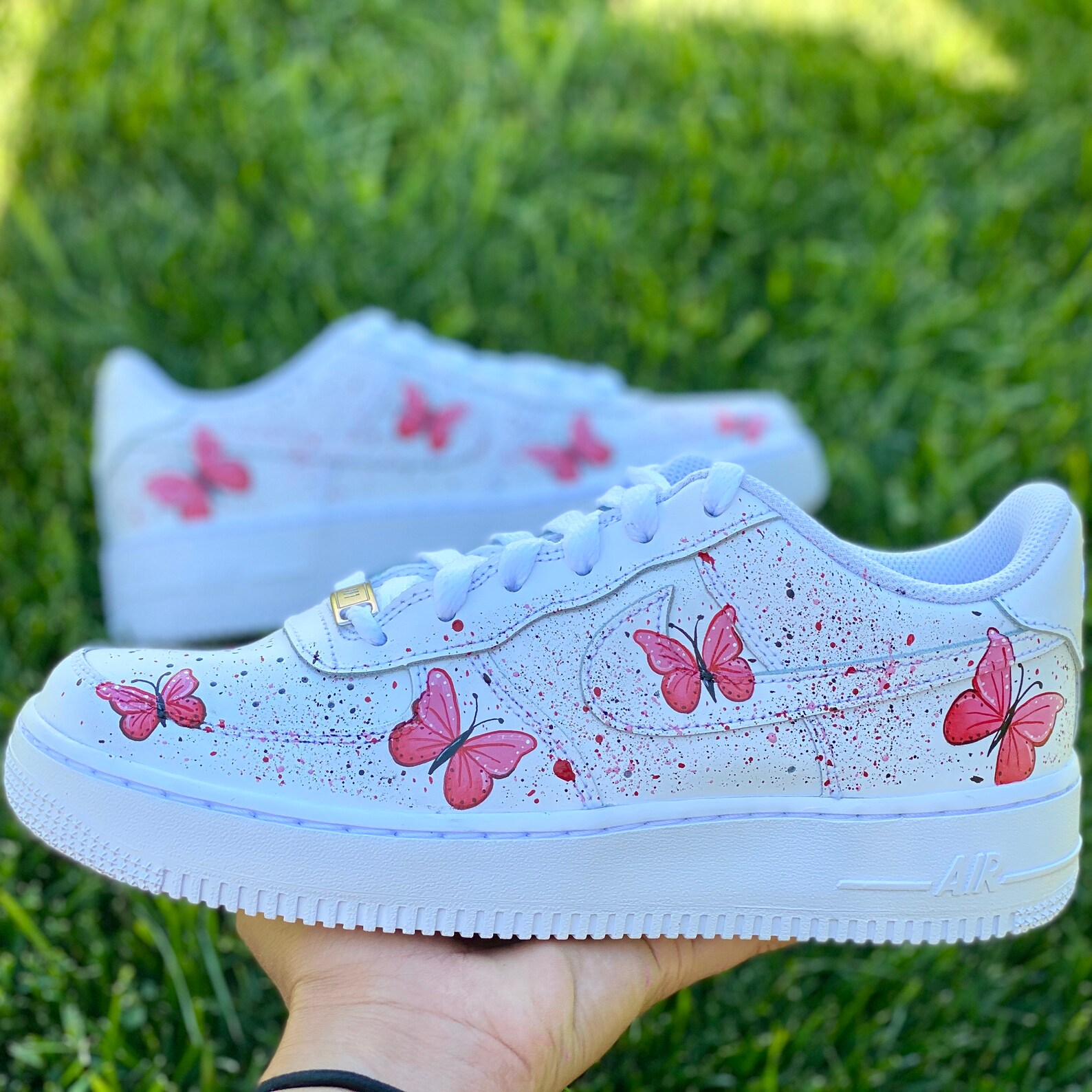 Custom pick Your Color Nike Butterfly Air Force Ones Etsy