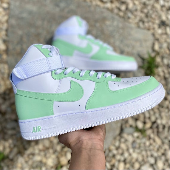 Pick Your Color Custom Nike Air Force Ones Mint Custom AF1 | Etsy