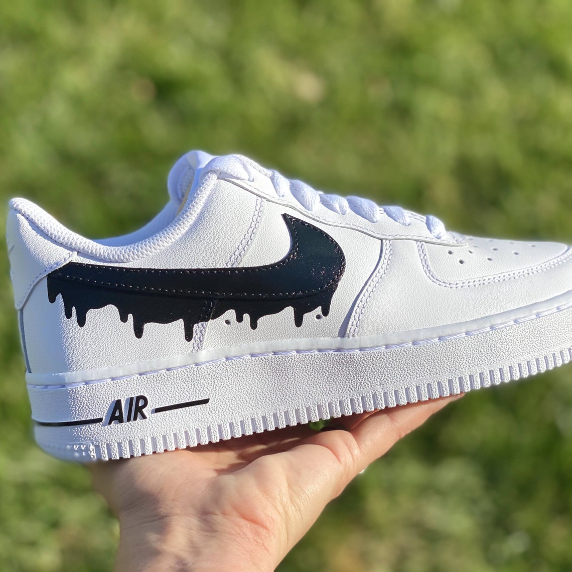 custom af1 black drip