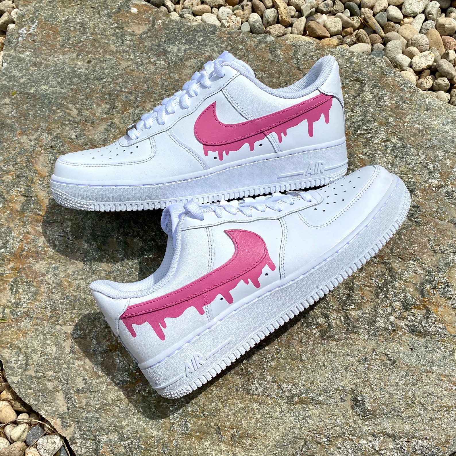 hot pink nike air force ones
