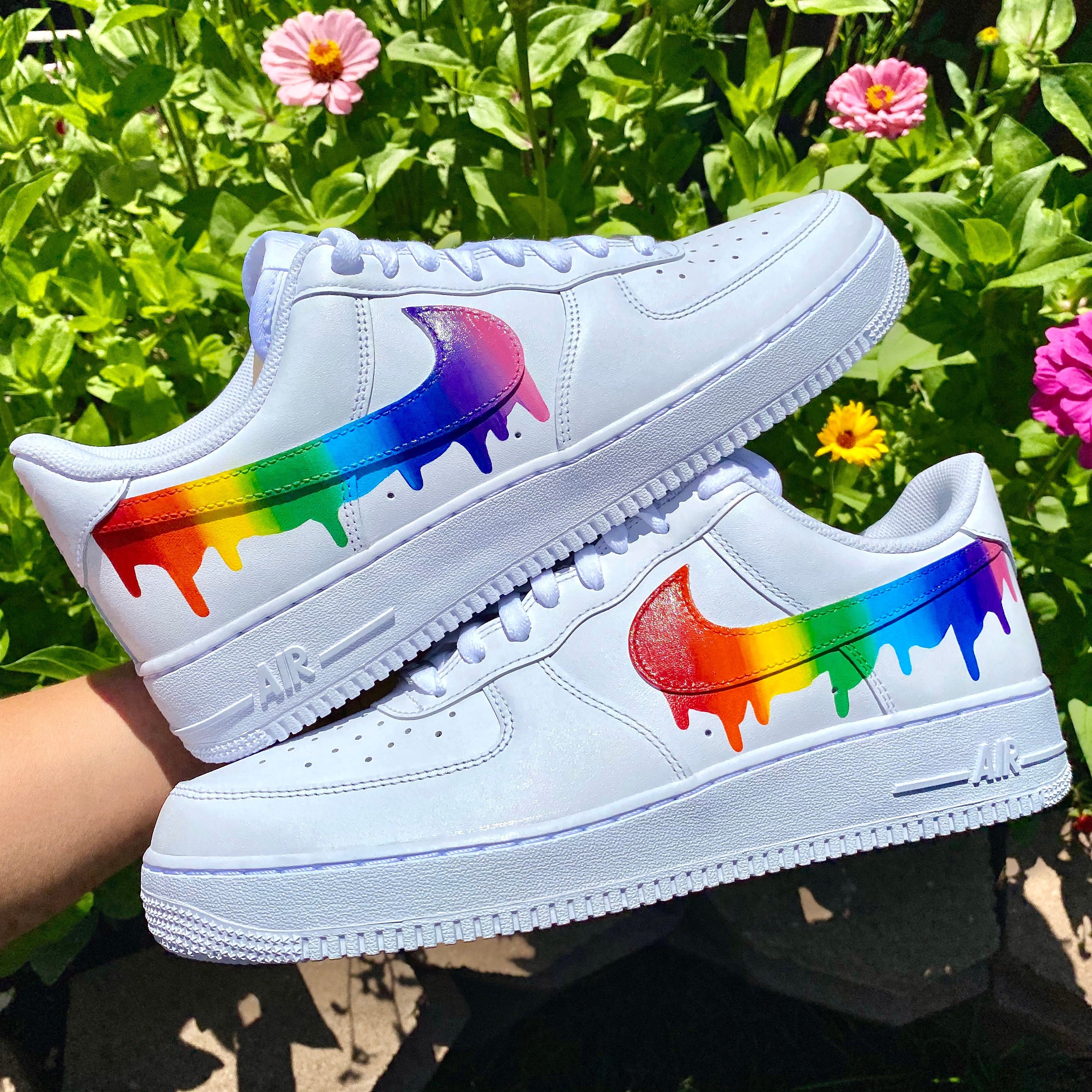 air force 1 drip swoosh