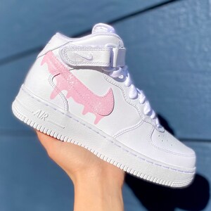 Custom Light Pink With White Splatter 