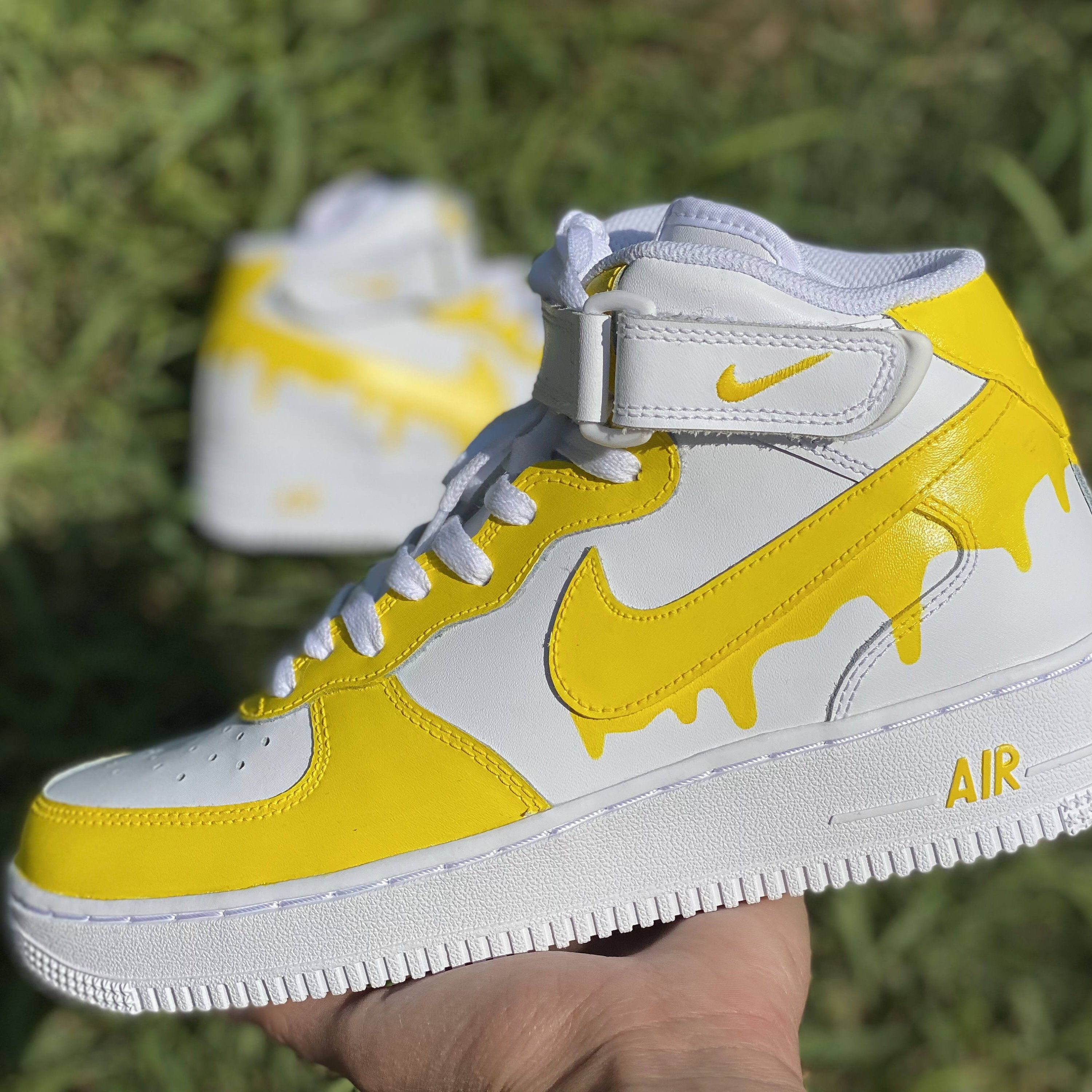 yellow air force 1 custom