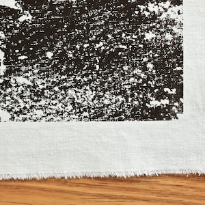 Abstrakte große Patches zum Aufnähen in schwarz weiß Bild 4