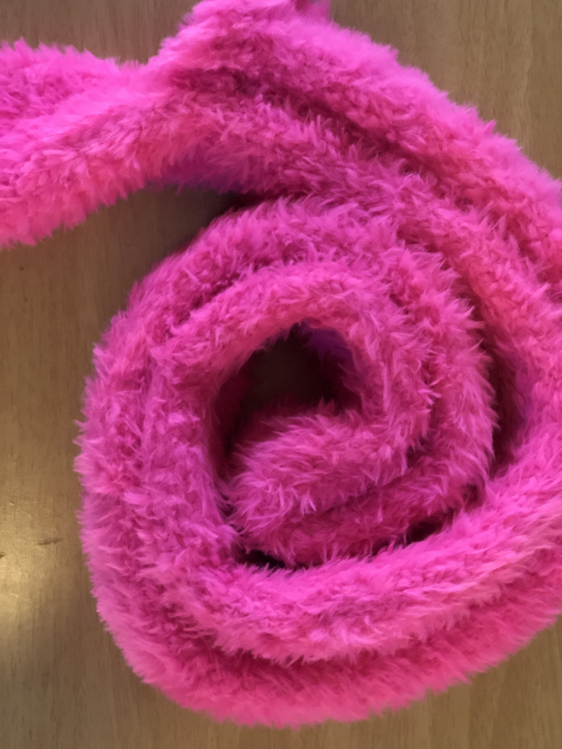 Fluffy Scarf in Pink. Knit Winter Scarf. Long Scarf. Thick Etsy