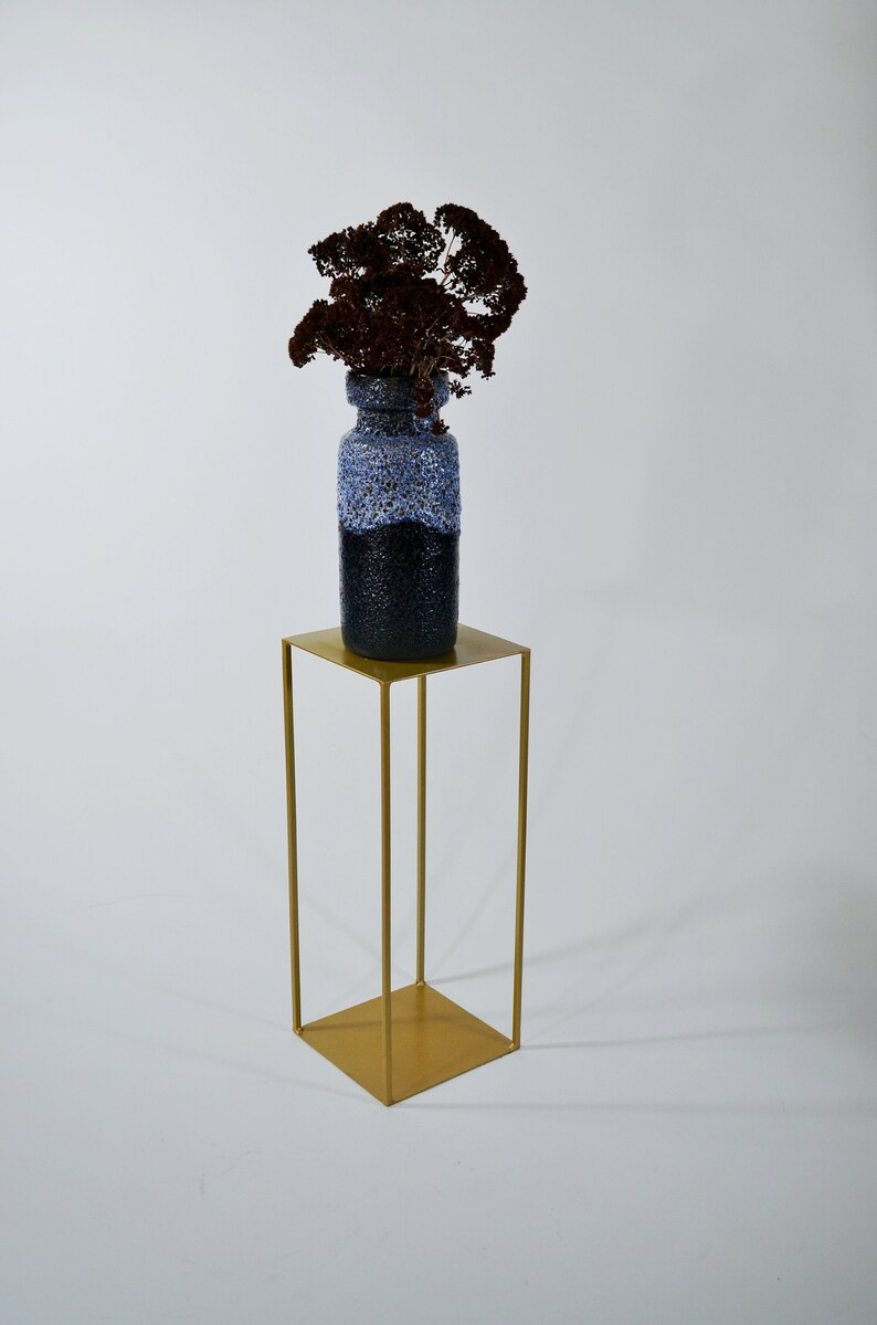 Handmade white cylinder glass vase H-50cm