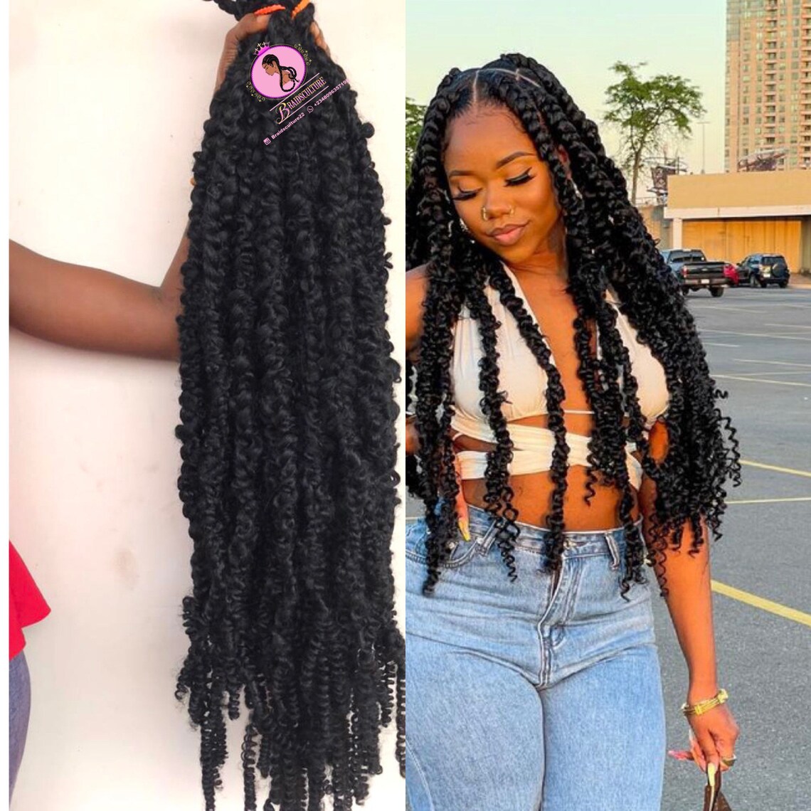 Passion braids Butterfly braids butterflybraids crochet Etsy