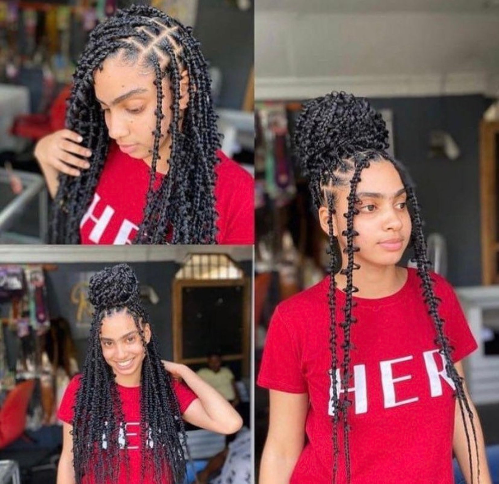 Jungle braids butterflybraids box braids crochet bundles Etsy