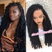 Ready to ship hairs for black women lace front wigs butterfly locs Braided wig distressed locs Knotless braids Dreadlocks full lace wig faux 