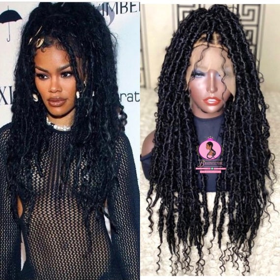 Ready to Ship Dreadlocks Braided Wig Wig for Black Women Etsy