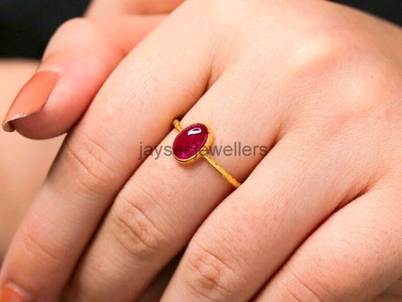 Oval Ruby Diamond Halo Ring – Ellie Lee Fine Jewelry